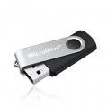 4GB USB 2.0 Stick Flash USB Drive Swivel USB Flashdrive Speicherstick Memorystick Farbe: Schwarz