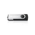 4GB USB 2.0 Stick Flash USB Drive Swivel USB Flashdrive Speicherstick Memorystick Farbe: Schwarz