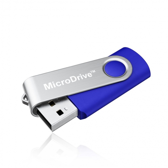 64GB USB 2.0 Stick Flash USB Drive Swivel USB Flashdrive Speicherstick Memorystick Farbe: Blau