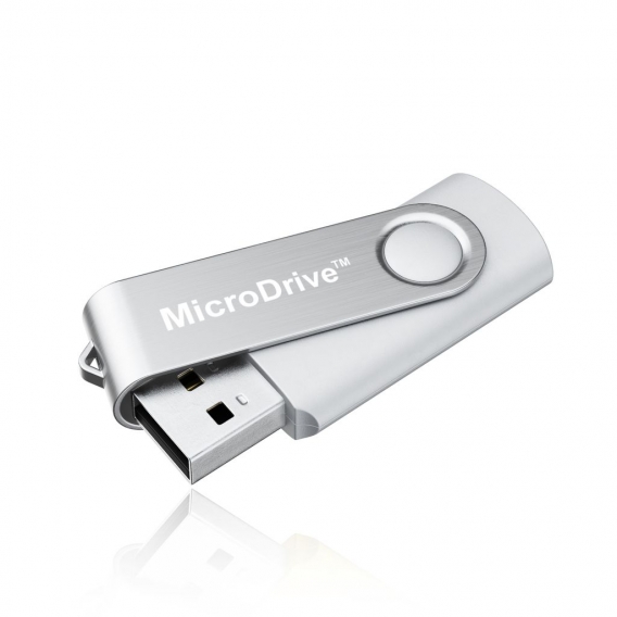 4GB USB 2.0 Stick Flash USB Drive Swivel USB Flashdrive Speicherstick Memorystick Farbe: Weiß