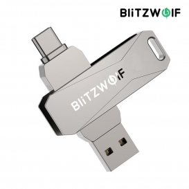 More about BlitzWolf BW-UPC2 2 in 1 Typ C USB3.0 Ultraschnelle Übertragung 360 ° -Drehung Zinklegierung 32 GB 64 GB Unterstützung OTG USB-F