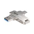 BlitzWolf BW-UPC2 2 in 1 Typ C USB3.0 Ultraschnelle Übertragung 360 ° -Drehung Zinklegierung 32 GB 64 GB Unterstützung OTG USB-F