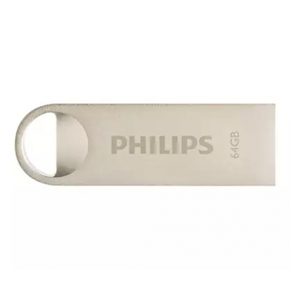 Philips FM64FD160B/00 MOON 64 GB USB 2.0 Stick, 25MB/s Lesen, 18MB/s Schreiben