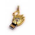 Onwomania Schwan Vogel See Golden Funny USB Stick 16 GB USB 2.0