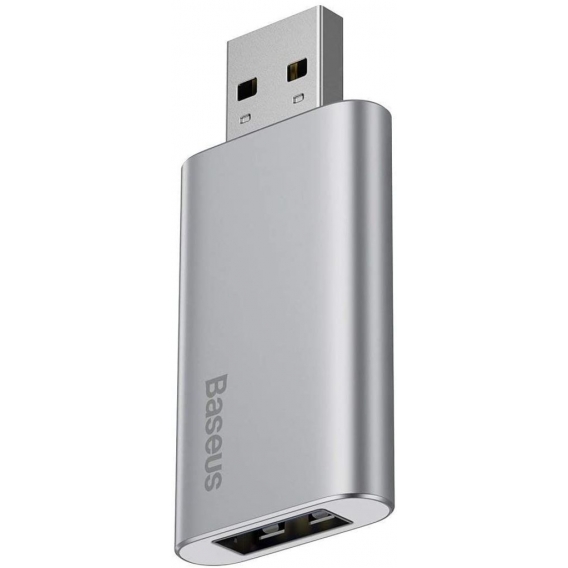 Baseus Pendrive Memory Stick USB-Stick Flash Drive 32 GB mit USB-Anschluss KFZ Ladegerät aufladen silber