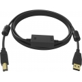 Vision TC 10MUSB+/BL câble USB 10 m USB 2.0 USB A USB B Noir