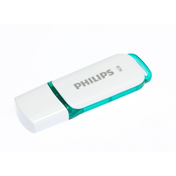 Philips USB-Stick 8GB Drive Snow, USB 2.0, Farbe: Grün