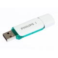 Philips USB-Stick 8GB Drive Snow, USB 2.0, Farbe: Grün