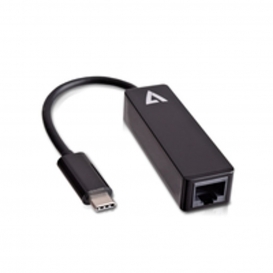 More about V7 USB-Videoadapter USB-C (m) auf RJ45 (f), schwarz, Schwarz, China, CE, FCC, 70 mm, 190 mm, 10 mm