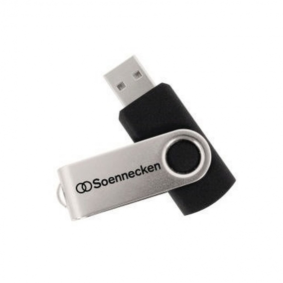 Soennecken USB-Stick 2.0 8GB schwarz/silber