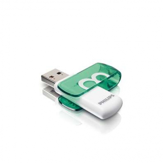 Philips FM08FD05B/00 Flash Drive 8 GB USB 2.0 Stick, 14MB/s Lesen, 5MB/s Schreiben