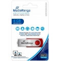 Mediarange USB Stick 4GB Speicherstick Swivel Swing rot