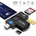 Speicherkartenleser Cardreader USB Kartenlesergerät Multi Kartenleser Adapter Card Reader Stick