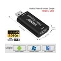 Hdmi Video Capture Card USB 2.0 1080P Aufnahmegerät USB, Game Capture Card USB, Game Capture, 4K Display Port auf HDMI Adapter, 