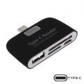 4in1 USB-C Typ-C 3.1 OTG Adapter + Kartenleser Micro USB SD microSD Kartenlesegerät  Adapter Connection Kit für Samsung Galaxy A