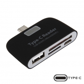 More about 4in1 USB-C Typ-C 3.1 OTG Adapter + Kartenleser Micro USB SD microSD Kartenlesegerät  Adapter Connection Kit für Apple MacBook Pr