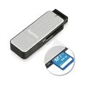 Hama USB 3.0 Multikartenleser SD/microSD Alu schwarz/silber