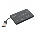 InLine® Card Reader, USB 2.0, all in 1, Pocketversion, schwarz