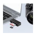 USB 3.0 SD / TF-Speicherkartenleser, 2 Steckplätze, Kartenleser für SDXC, SDHC, SD, MMC, RS-MMC, Micro-SDXC, Micro-SD, Micro-SDH