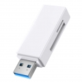 USB 3.0 SD / TF-Speicherkartenleser, 2 Steckplätze, Kartenleser für SDXC, SDHC, SD, MMC, RS-MMC, Micro-SDXC, Micro-SD, Micro-SDH