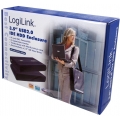 LogiLink 3,5" IDE Festplatten Gehäuse USB 2.0 schwarz