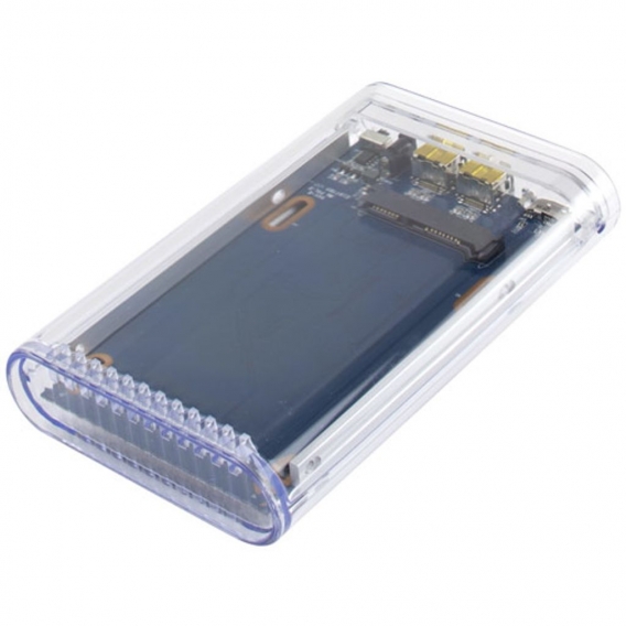 OWC Mercury On-The-Go - 2.5 Zoll - SATA - 2,2 TB - Transparent - 5 Gbit/s - Oxford 944 - ASMedia 1051e