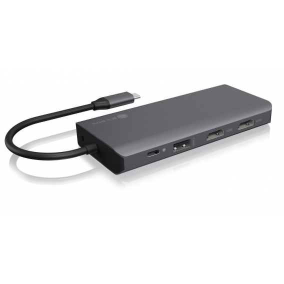 RaidSonic ICY BOX IB-DK4070-CPD USB Type-C Docking 12 Anschlüsse