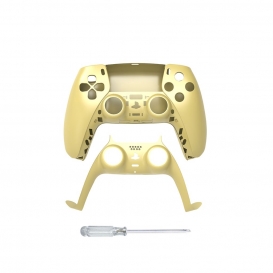 More about Obere Unterseite Gehäuseabdeckung Rahmen Griff Gehäuse Gehäuse Schale DIY Ersatzteil in Gold für PS5-Controller-Zubehör