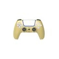 Obere Unterseite Gehäuseabdeckung Rahmen Griff Gehäuse Gehäuse Schale DIY Ersatzteil in Gold für PS5-Controller-Zubehör