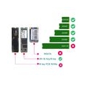 M.2 NGFF SSD 6 Gbit / s auf USB 3.1-Typ-C-Konverter-Adaptergehäuse M2 SSD-Typ-C Festplattengehäuse