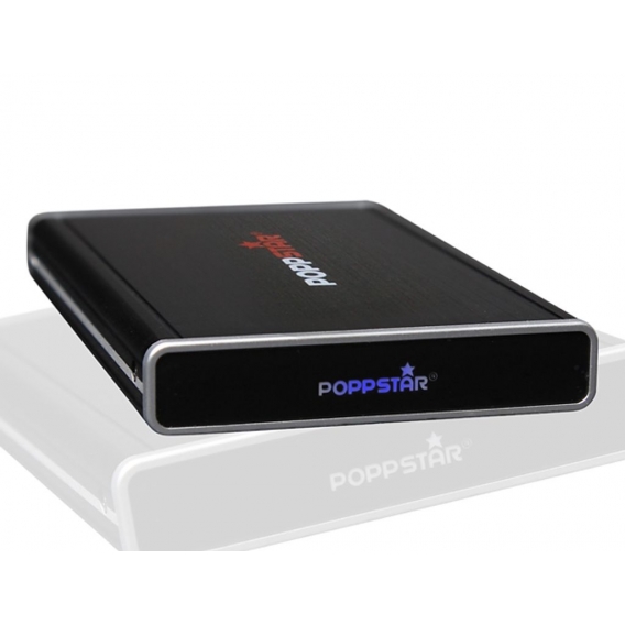 Poppstar SE15 SATA Festplattengehäuse (9,5mm/2,5") One Touch Backup