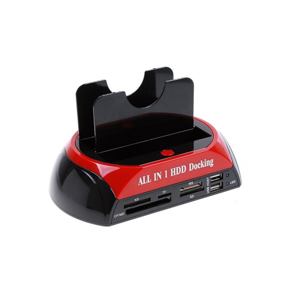 2.5 "3.5" SATA / IDE HDD 2-Dock Docking Station e-SATA-Hub