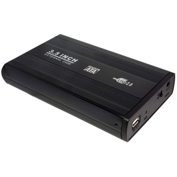 LogiLink 3,5" SATA Festplatten Gehäuse USB 2.0 schwarz