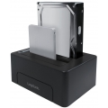 LogiLink USB 3.1 Festplatten Docking Station 2x 2,5"/3,5"