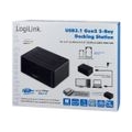 LogiLink USB 3.1 Festplatten Docking Station 2x 2,5"/3,5"