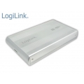 LogiLink UA0107A, 3 TB, SATA, Serial ATA II, 88.9 mm (3.5 "), Schwarz, Aluminium, 5 Gbit/Sek
