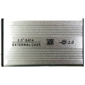 SATA/USB2.0 ext. HDD-Case silber ID6056