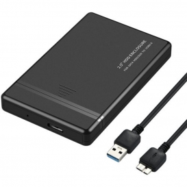 More about 2,5 Zoll externes Festplattengehäuse Adapter Mobile Box HDD-Gehäuse Aufbewahrungstasche USB-Unterstützung 3 TB werkzeuglos für L