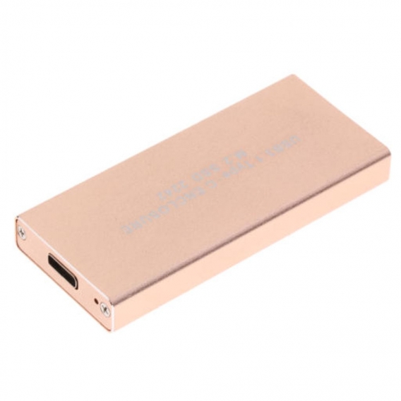 Aluminium USB 3.1 Zu M.2 / NGFF Externes SSD Gehäuse Adapter Festplattengehäuse 2242