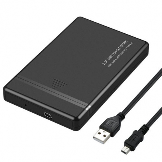 2,5 Zoll externes Festplattengehäuse Festplattenadapter SSD zu SATA Aufbewahrungstasche USB-Unterstützung 3 TB werkzeuglos für L