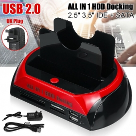 More about USB 2.0 HDD Dockingstation 2 Port externe Festplattenkarte SATA IDE Auto