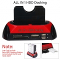 USB 2.0 HDD Dockingstation 2 Port externe Festplattenkarte SATA IDE Auto