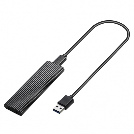 M.2 NGFF SATA SSD zu USB 3.1 SSD Konverter Adapter Gehäuse für internes Solid State Drive Festplattenwerkzeug Aluminiumlegierung