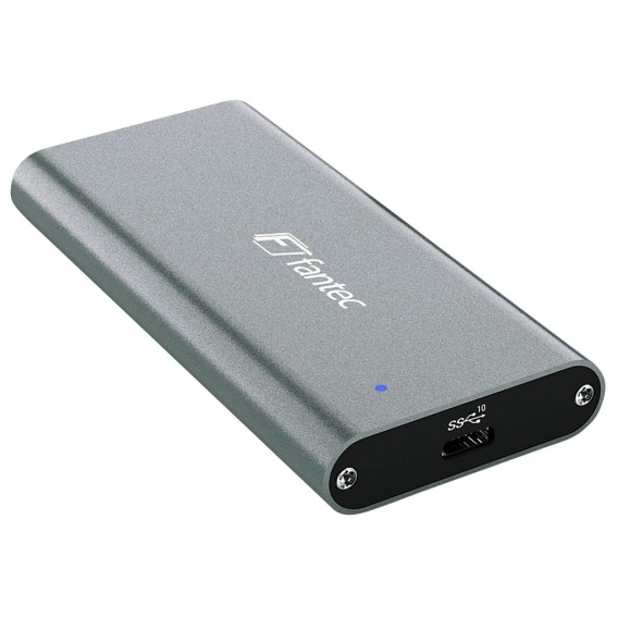 Fantec NVMe31 grey SSD-Gehäuse USB 3.1