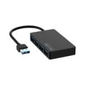 Pyzl Professioneller USB 3.0-Hub, Plug-and-Play, 4 Ports, Splitter-Expander, universelle Hochgeschwindigkeits-Datenübertragung, 