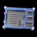 Clear Blue Shell Case Box Gehäuse für Raspberry Pi B+/Raspberry Pi 2