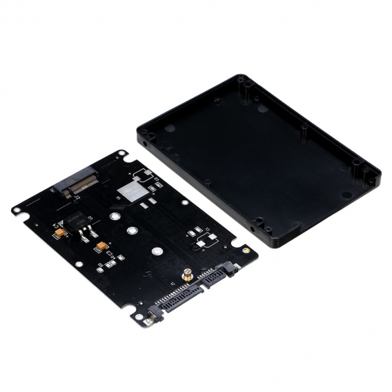 NGFF M.2 SSD zu 22Pin SATA III Konverter Adapter mit 2.5  Zoll Geh?use 2280 2260 2242 2230 SSD