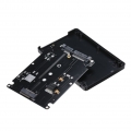 NGFF M.2 SSD zu 22Pin SATA III Konverter Adapter mit 2.5  Zoll Geh?use 2280 2260 2242 2230 SSD