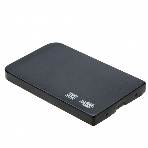 Schlankes Super Speed 6 Gbit / s Aluminium 2,5 "SATA SSD HDD-Festplattenlaufwerk USB 3.0 Externes Gehaeuse Caddy + USB-Kabel