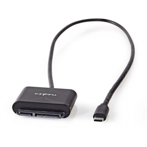 NEDIS Universal Festplattenadapter - USB-C - SATA mit Netzteil (USARPUC100BK)